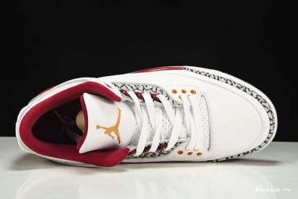 Jordan 3 Red” “Cardinal  Air Retro 0721